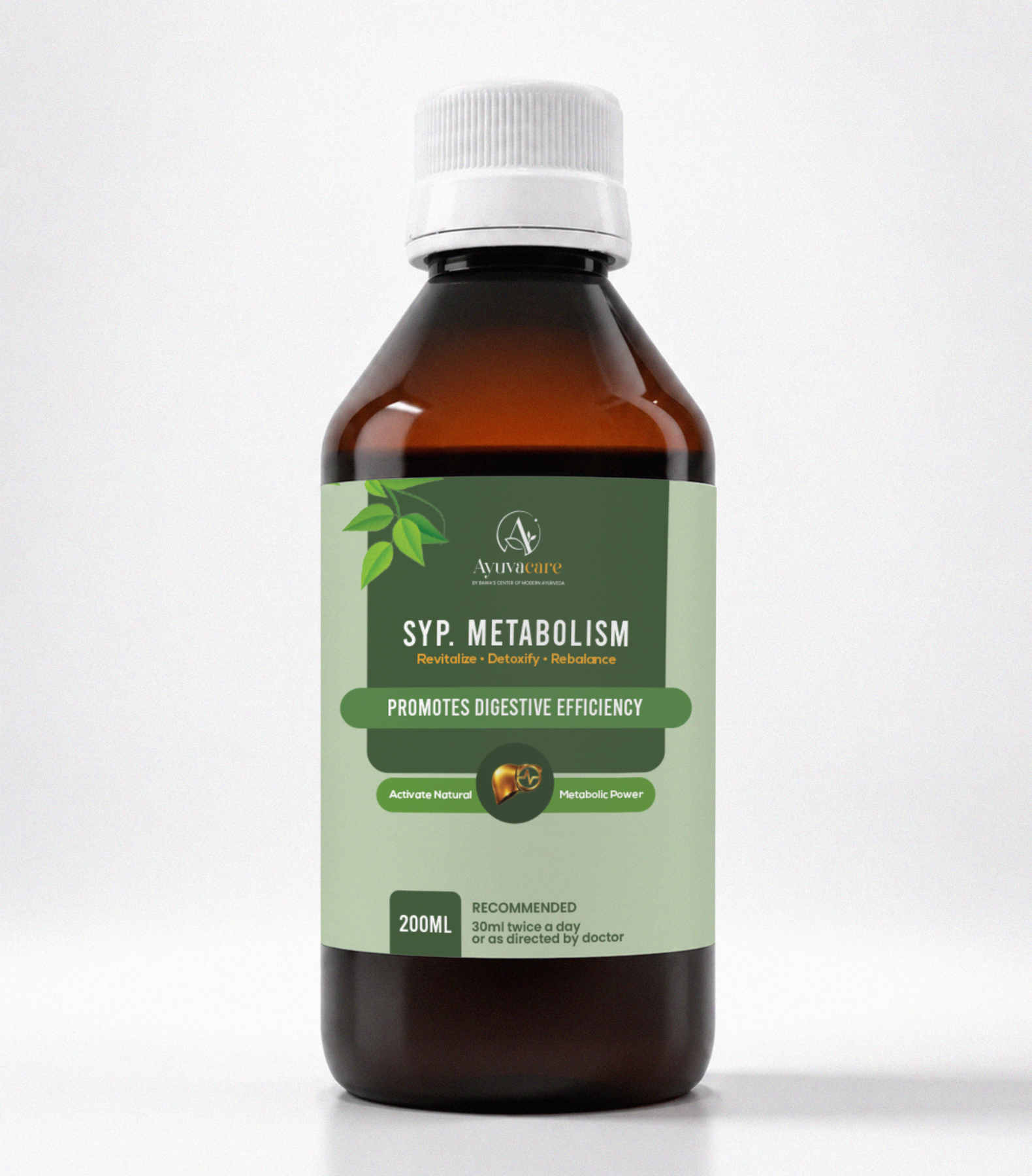 Syp Metabolism Ayurvedic liver and digestive syrup by Dr Arjun Bawa Ayuvacare Amritsar