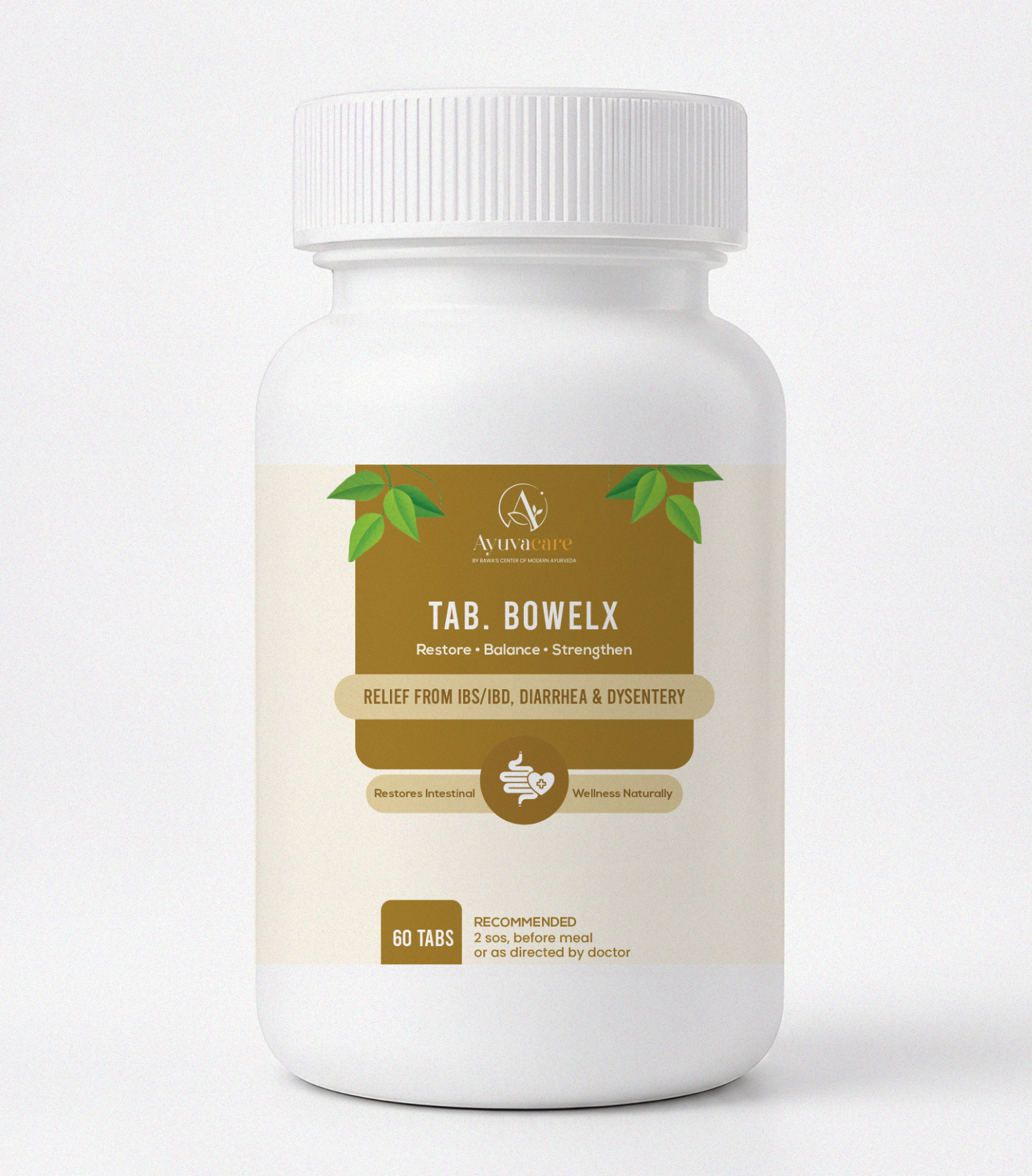 Tab Bowelx Ayurvedic IBS diarrhea dysentery tablet by Dr Arjun Bawa Ayuvacare Amritsar